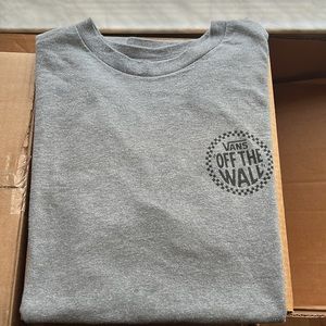 Vans Off the Wall grey T shirt